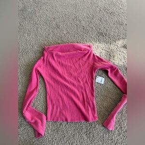 Brand New Pink Off The Shoulder Top